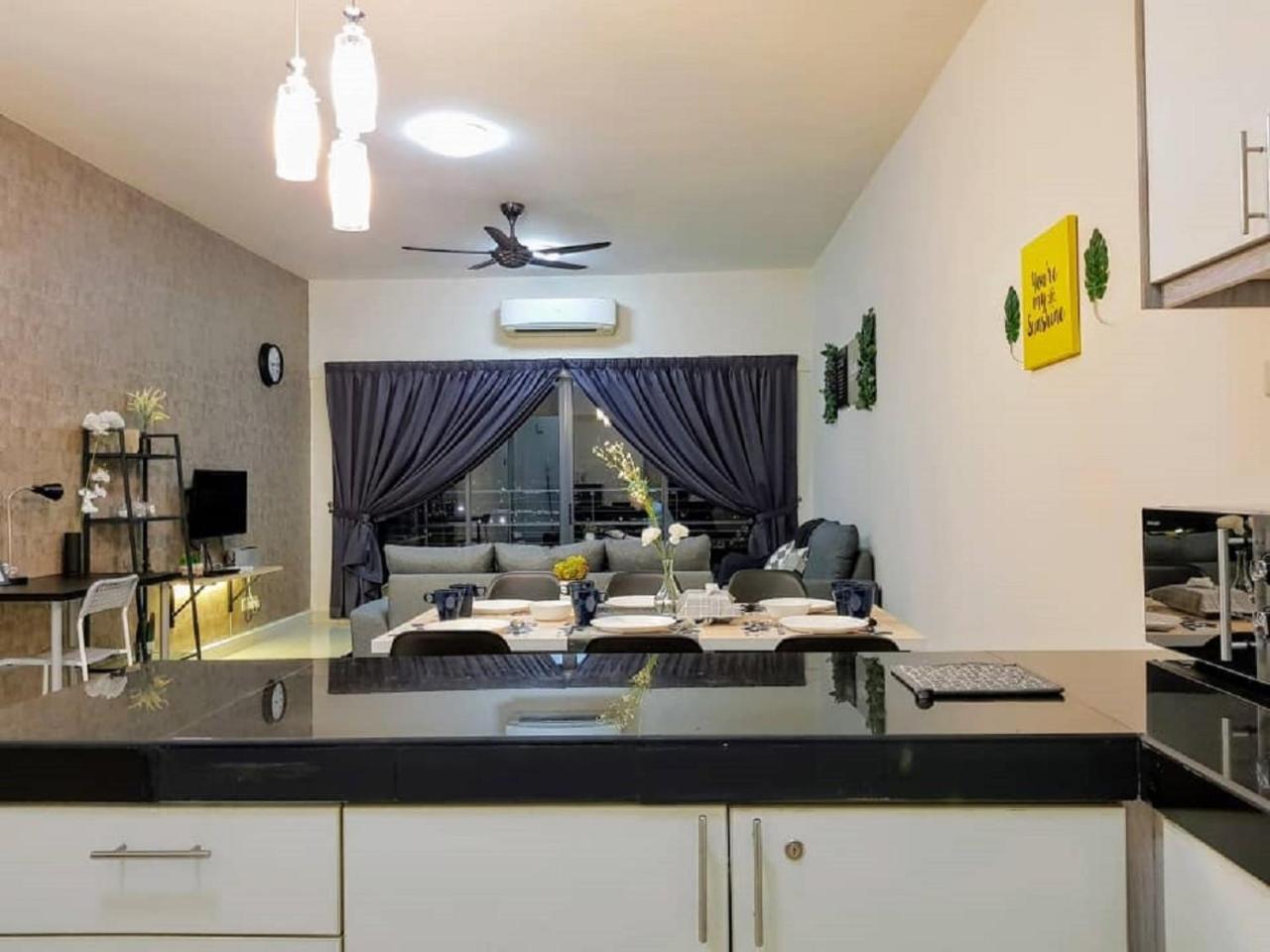 Puchong 8-12 Pax 5Min Lrt Cozy Apartment Ioi Mall Buitenkant foto